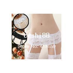 10pcs Sexy Lady 2 Layer Floral Lace Garter Belt Lingerie Skirt Stocking Suspender New Free Shipping