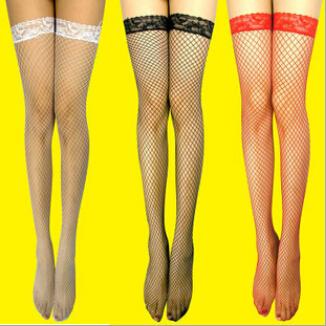 Wholesale-2015 Hot sell Fashion Sexy Lace Stocking Large Fishnet High Skinny Hose Long For Women Fence socks