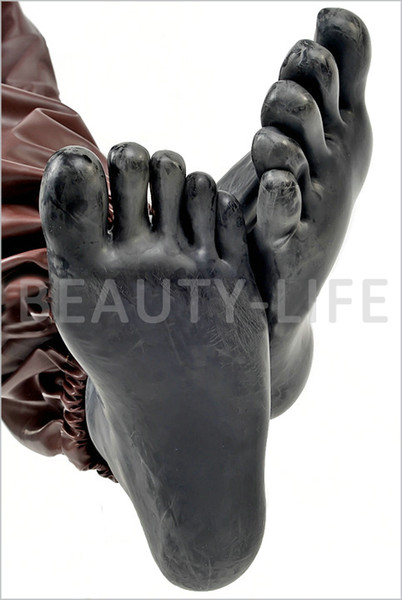 Hot Sexy Product New Male Female 100% Natural Latex Five Toes Socks Feet Sheath Adult Bondage BDSM Fetish Sex Bed Games Toy 4 Color