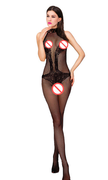 The lingerie transparent net mesh lace sexy perspective open files from