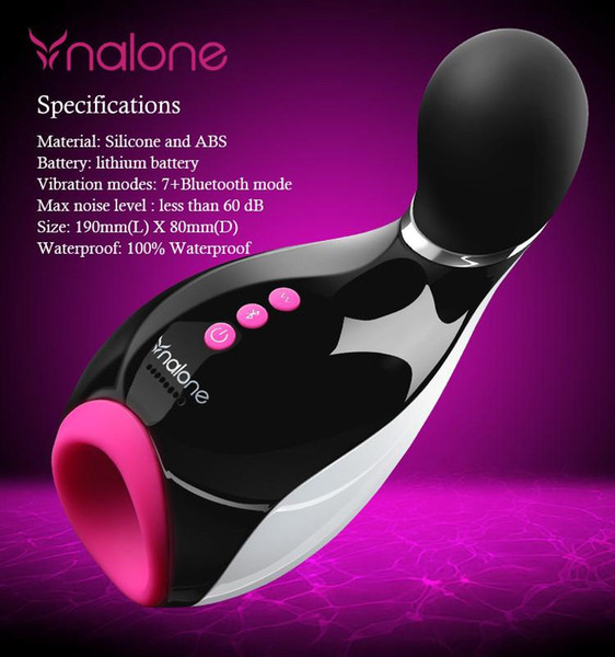 Nalone Mermaid Male Masturbator USB Recharge 7 Speed Vibration Bluetooth Smart Sex Deep Throat Oral Sex Aircraft Cup Sex Toys For Men