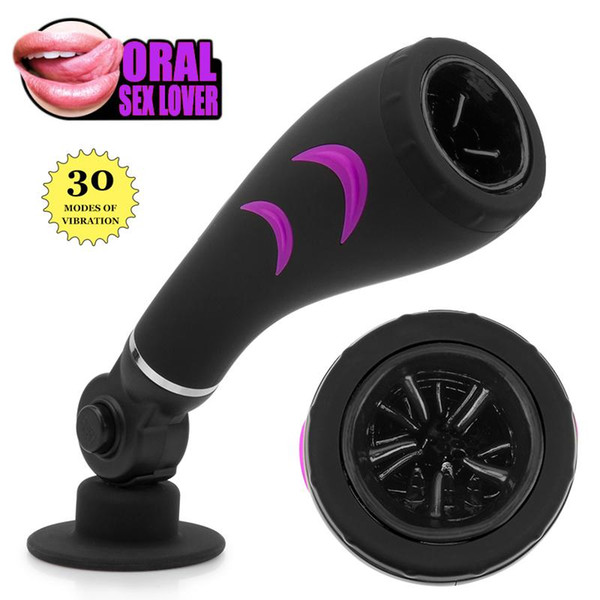 Pretty love New 30 Modes Vibrating Blowjob Sucking Machine, Deep Throat Oral Vibrator Pocket Pussy Male Masturbator, Sex Toys for Men