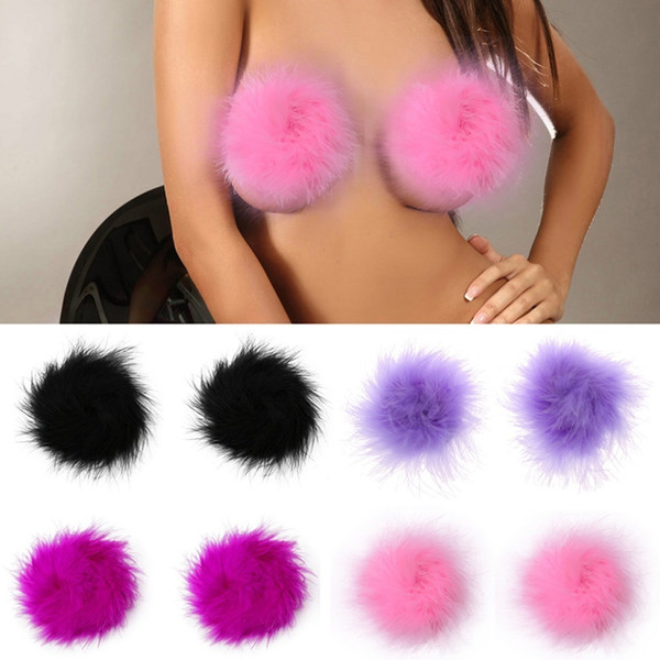 Sexy Erotic Toys Women Lingerie Sequin Tassel Breast Bra Nipple Cover Stickers C18122601