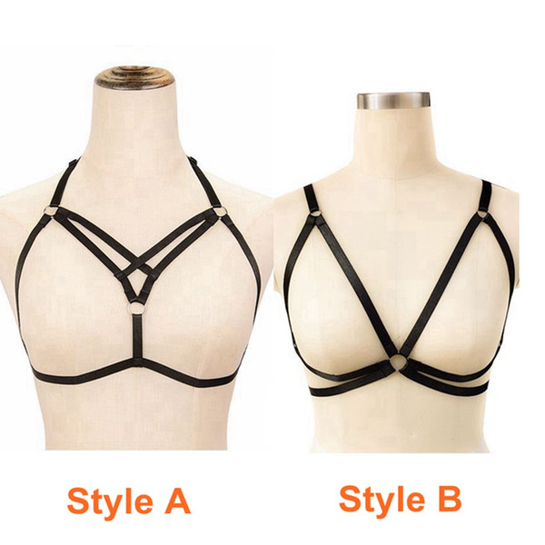 2 Styles Creative Sexy Underwear Open Crotch Bra Bikini Bondage BDSM Bra Sex Lingerie For Ladies Women Lingerie