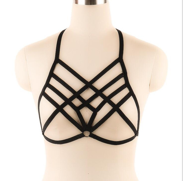 Foreign trade sexy cross-lace bra queen of Europe and the United States wear accessories such as bamboo harness underwear