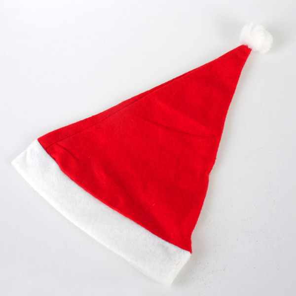 2018 Christmas Santa Claus Hats Red And White Cap Party Hats For Santa Claus Costume Christmas Decoration for kids adult Christmas Hat