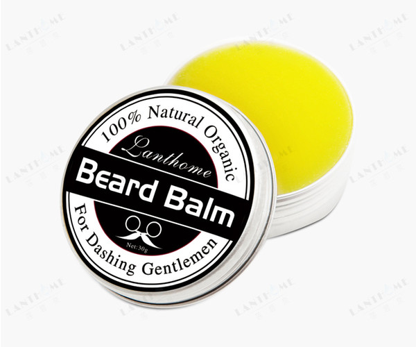 High Quality Small Size Natural Beard Conditioner Beard Balm For Beard Growth And Organic Moustache Wax For Whiskers Smooth Styling