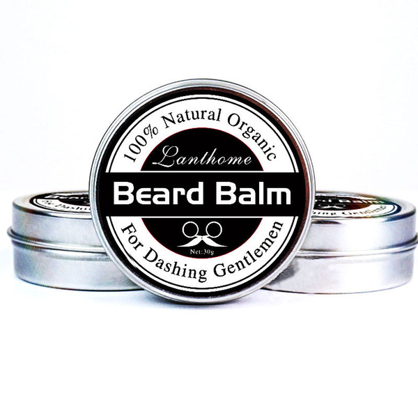 High Quality Small Size Natural Beard Conditioner Beard Balm For Beard Growth And Organic Moustache Wax For Whiskers Smooth Styling