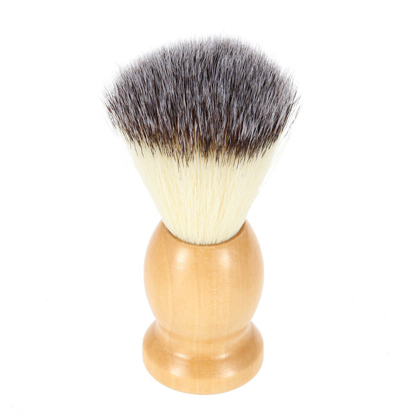 Men's Shaving Brush with Wood Handle Nylon For Men Clearance Beard Professional Barber Face Cleaning Razor Shaving Brush Tool