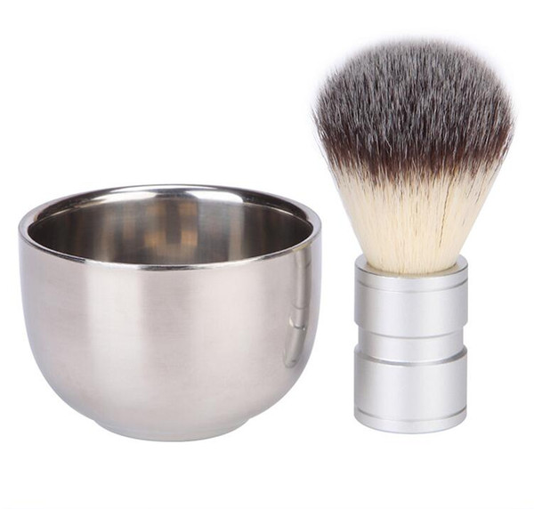 Stainless Steel Shaving Bowl Barber Beard Razor Cup Men's Soap Cup Shaving Mug Bowl Male Face Cleaning Soap Shaving Tool