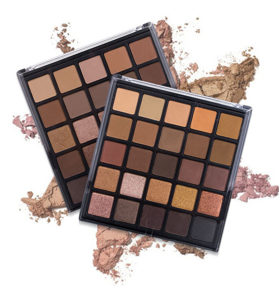 Limited Edition 25 color eyeshadow palette Matte 25A 25B Brand Matte and Shimmer Eyeshadow Palette Vodisa 25 Smoky Warm Color Eye Shadows