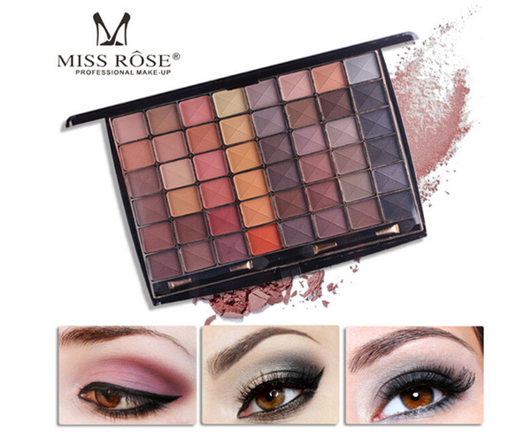 Miss Rose Eyeshadow Palette Makeup Palette Earth Smoked Matte Shimmer color palette makeup 48 color VS