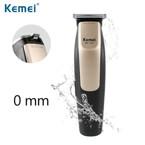 Kemei 0mm Baldheaded trimmer Electric Hair Clipper Rechargeable Modelling Hair Trimmer Razor Cordless Adjustable Clipper KM-3202