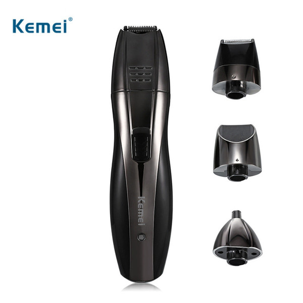 Kemei 3 In 1 Professional Hair Clipper Rechargeable Nose Beard Trimmer Ear Sideburns Hair Trimmer Barber Shaving Machine KM-6635