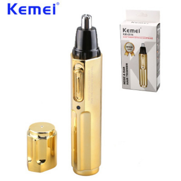 KEMEI New Electric Nose Hair Trimmer Professional Rechargeable Stainless Steel Nose Hair Cut Machine cortapelos nariz BT-162