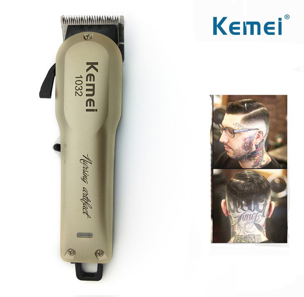 Kemei Powerful Hair Beard Trimmer Professional Electric Hair Clipper Razor Cordless Hair Cutting Machine with Combs Barber