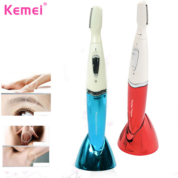 KEMEI Waterproof Mini Lady Shaver Electric EyeBrow Trimmer Body Face Hair Remover Epilator for Women Body Underarm Bikini BT-170