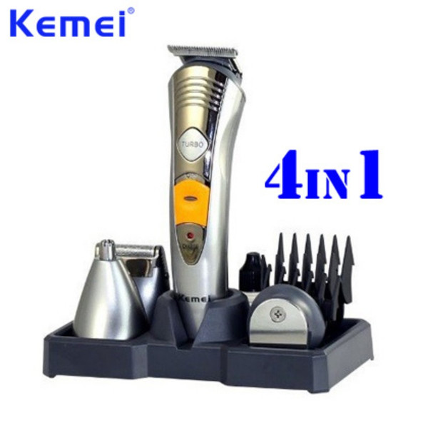 KEMEI 7 In 1 Professional Multinational Hair Clipper Nose Ear Hair Trimmer Rechargeable Hair Cutting Machine EU Plug BT-101