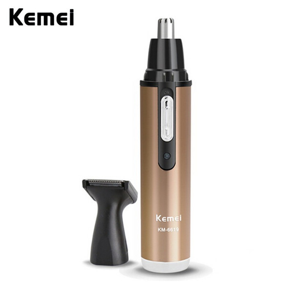 Kemei KM-6629 Electric Shaver Clipper 2in1 Man and Woman Nose Hair Trimmer Safe Face Care Shaving Trimmer For Nose Trimer