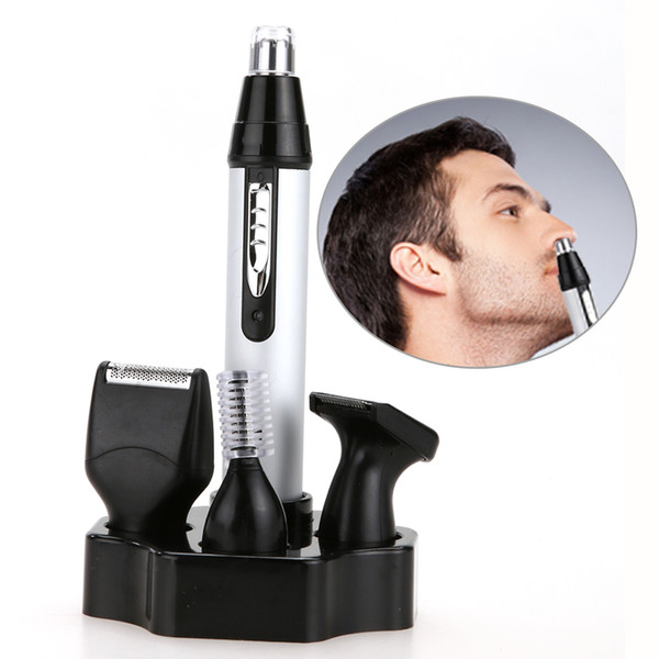 KeMei KM-6650 Professional Men Electric Nose Ear Hair Trimmer Painless Women Trimming Eyebrows Beard Hair Clipper Cut Shaver