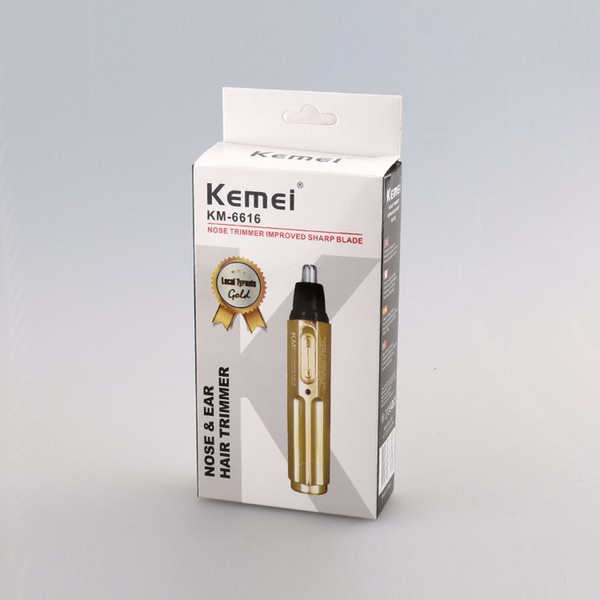 Kemei KM-6616 Electric Nose Hair Trimmer Rechargeable Washable Electric Nose Ear Hair Trimmer Shaver