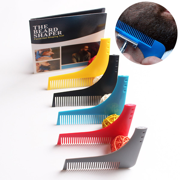 New Comb Beard Shapper Shaping Tools Sex Man Gentleman Trim Template Hair Cut Molding Trimmer Template modelling Beard Comb Tool