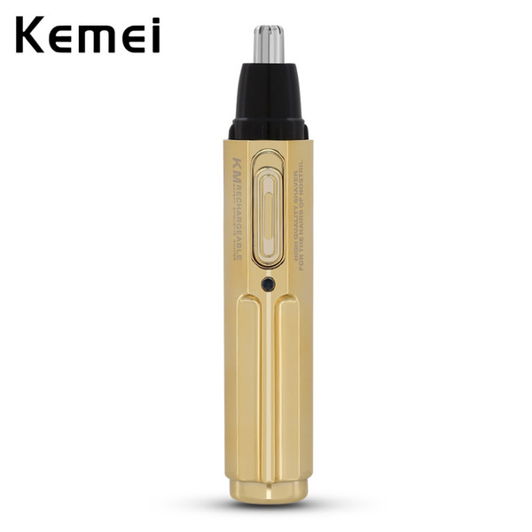 Kemei Rechargeable Washable Electric Nose Ear Hair Trimmer Shaver Nose Trimmer Removal Shaver Face Care Hair Trimer