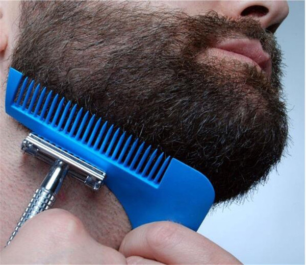 Beard Bro Shaping Tool Styling Template BEARD SHAPER Comb for Template Beard Modelling Tools 10 COLORS SHIP BY DHL A08