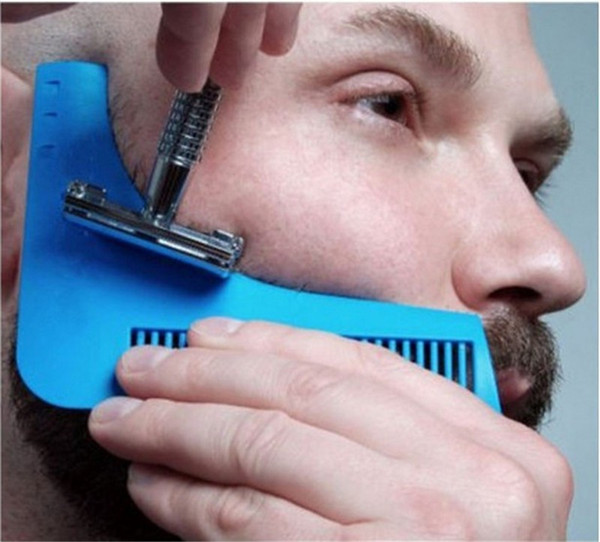 Hot Beard Bro Shaping Tool Styling Template BEARD SHAPER Comb for Template Beard Modelling Tools Free DHL