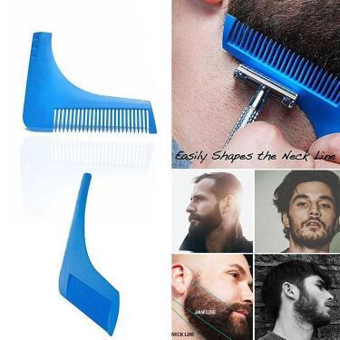 10 Colors Bro Beard Shaping Tool Mens Useful Beard Trim Template Hair Cut Hair Molding Trim Template Beard Modelling Tool CCA6675 200pcs