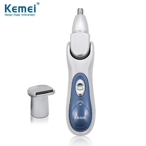 KEMEI Nose Clipper 2in 1 Electric Men's Hair trimmer Face Sideburn Hair Removal Removedor de pelos Automatic Trimming