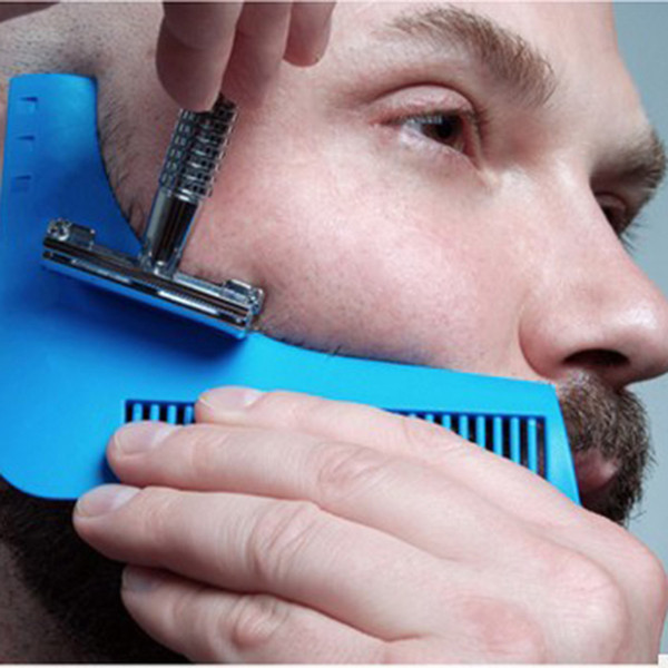 Beard Bro Shaping Tool Styling Template BEARD SHAPER Comb for Template Beard Modelling Tools 6 Colors with Colorful Box Gift for Men