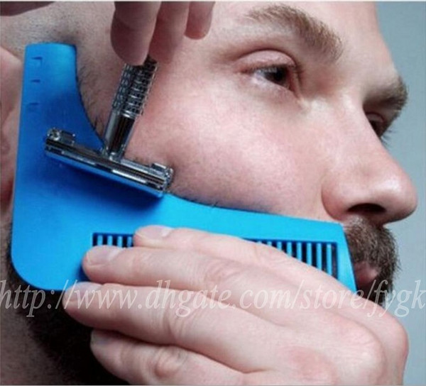 Send DHL FedEX express GROOMARANG Beard Symmetry Styling & Shaping Template Comb Trimming Facial Hair Free Shipping