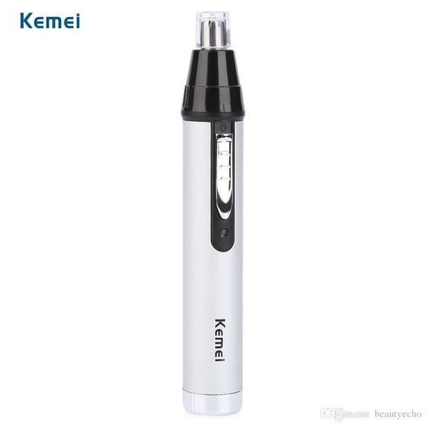 Kemei New 2 in 1 Hygienic Electric Nose Trimmer Rechargeable men's Nose Hair Clipper Women Face Care Beard Shaver Hair Trimmer