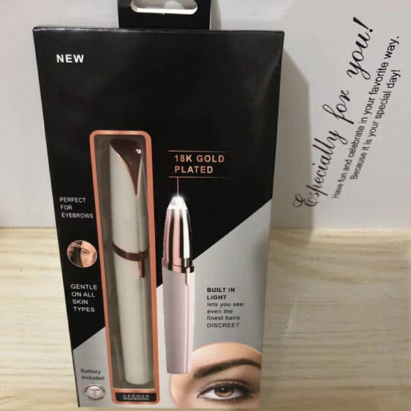 2018 New Arrivals Touch Brows Hair Electric Remover Best Eyebrow Trimmer 200pcs good quality free shipping