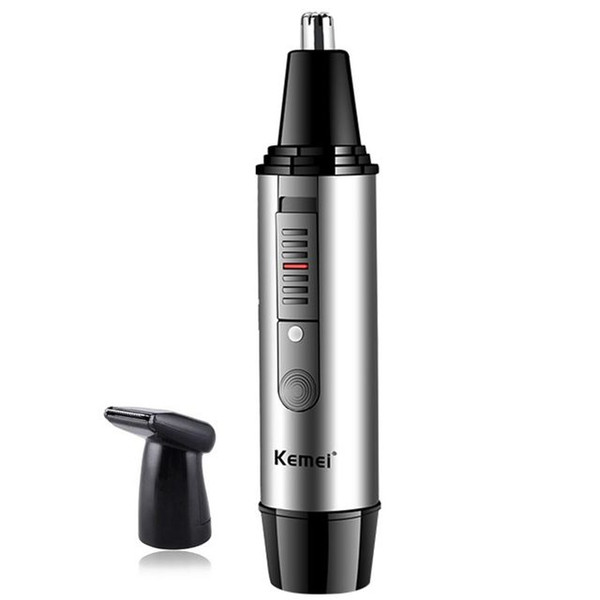 Kemei KM-726 2 in 1 Rechargeable nose trimmer face trimer for men beard trimmer Precision grooming for nose and beard trimmer