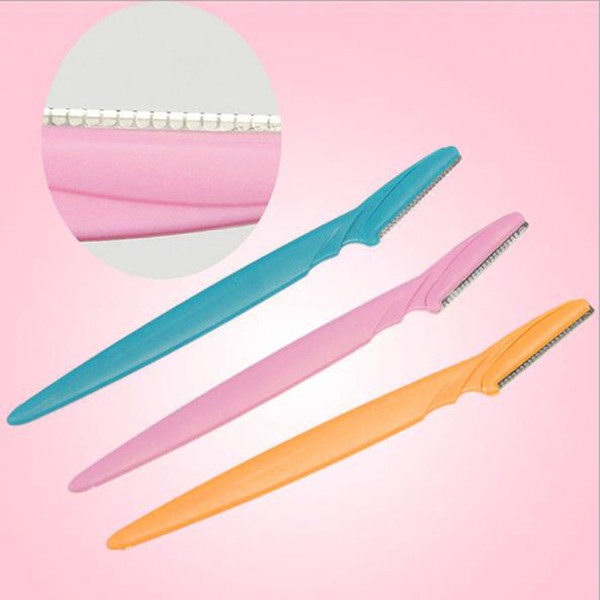 New 3pcs/Set Women Tinkle Face Eyebrow Hair Removal Eyebrow Shaping Knife Trimmer Shaper Shaver Blade Hair Remover Tool