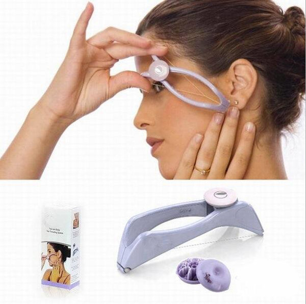 Hair Remover Threading Epilator Useful Spring Face Facial Body Beauty Nice Tool Hair Removal Defeatherer 100pcs OOA2157