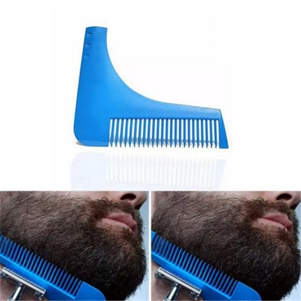 1000Pcs Multi Colors Bro Beard Shaping Tool Mens Useful Beard Trim Template Hair Cut Hair Molding Trim Template Beard Modelling Tool 170823