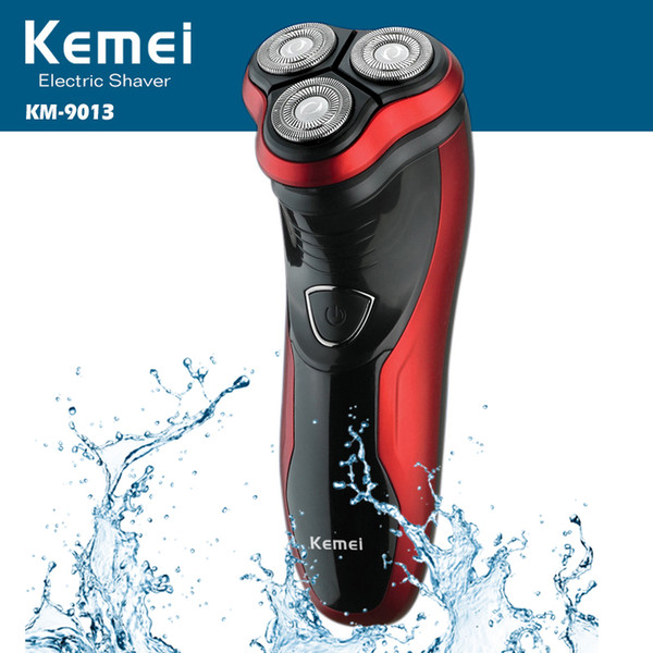 Kemei Rechargeable 3D Floating Electric Razor Wet Dry Washable Electric Shaver Trimmer Barbeador Face Men Shaving Machine Groomer Beard