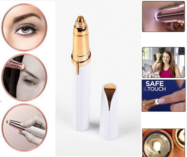 Quality Eyebrow Trimmer No Flaw Brows Electric Hair Remover Shaver Facial Hair Trimmer PainlESS For Women