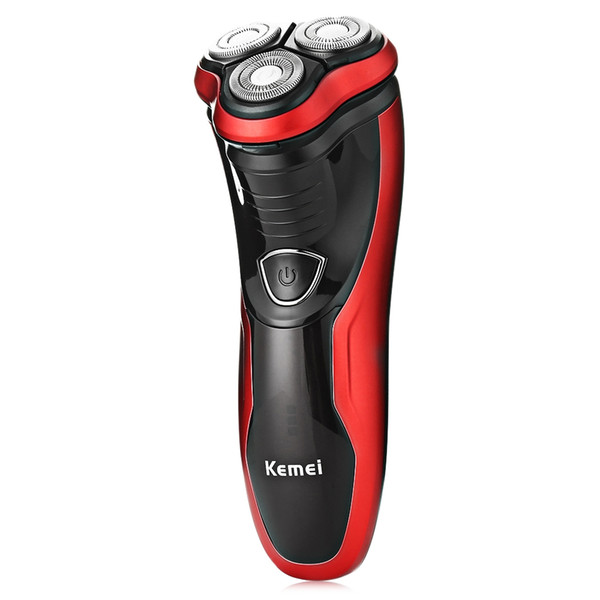 Kemei Electric Shavers 3D Floating Heads Shaver Wet Dry Washable Electric Razor Shaver for Men Beard Trimmer Machine KM-9013