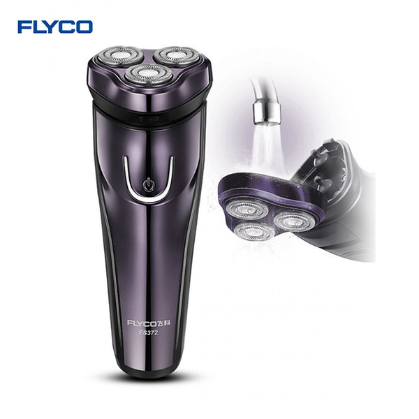 razor safety FLyco Professional Body Washable Electric Shaver for Men lasting 45 Minutes Rechargeable Electric razor 3D Floating HeadS FS372