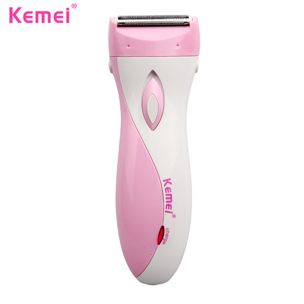 Kemei Women's Shaver Female Epilator Rechargeable Electric Lady Shaving Trimmer Hair Removal for for Leg Bikini Armpit wholesale