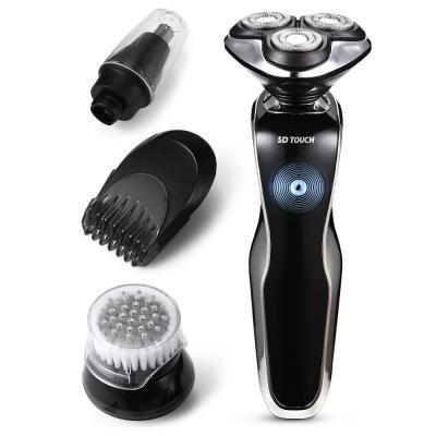 4 In 1 5D Touch Rechargeable Electric Shaver Razor For Men Shaving Machine Trimmer Safe Face Care For Beard Nose Sideburns Hair BS - 8003 BB