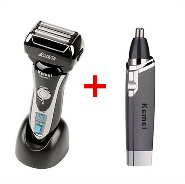 Electric Shaver Hours Quick Charge Washable Reciprocating Electric Razor Ear Nose Trimmer Face Care Hair Trimer