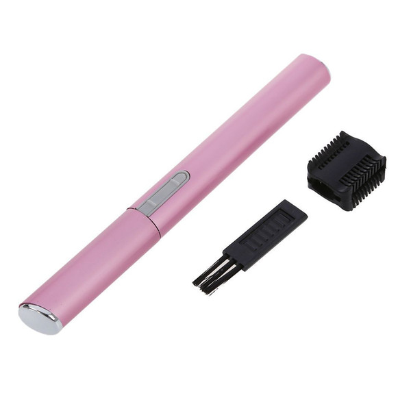 Pen Style Electric Eyebrow Trimmer Hair Clipper Stainless steel Shaver Women Girls Hair Waxing Trimmer Pink Beak Shape