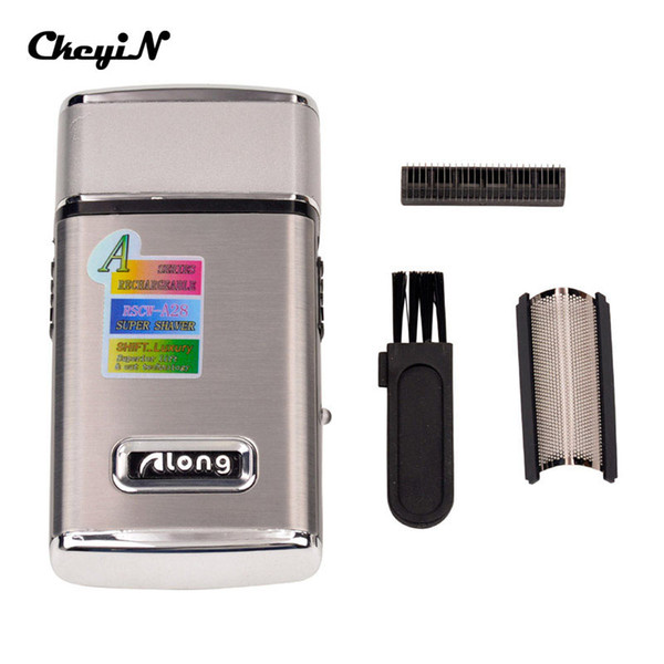 CkeyiN Electric Rechargeable Men Shaver Razor Face Care Reciprocating Shaver Portable Mini Electric Barber Hair Trimmer