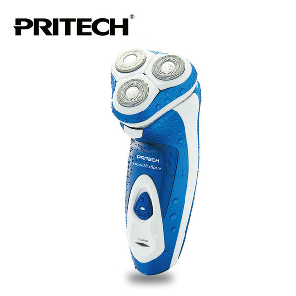 PRITECH Electric Waterproof Rechargeable Men's Shaver Three Floating Heads Razor Beard Trimmer Electric Shaver Razor Face Care