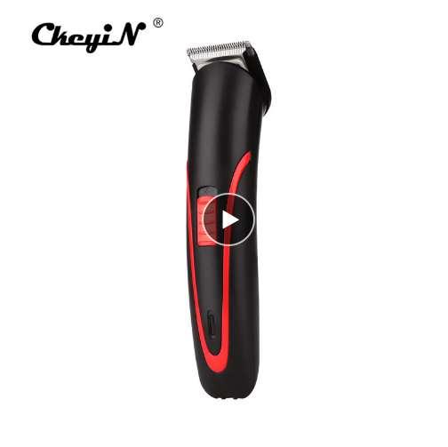 CkeyiN Professional Hair Trimmer Rechargeable Beard Hair Clipper Men's Cordless Haircut Electric Hair Cutting Shaving Machine